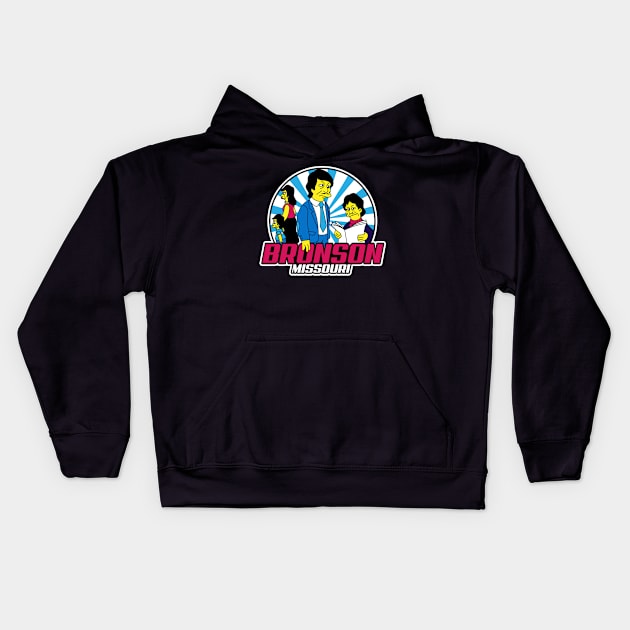 City Of Missouri Kids Hoodie by buby87